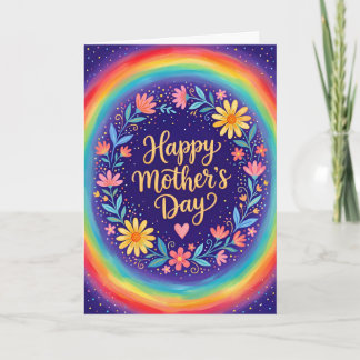 Stilfull Blommig Glad Mors Dag Inspirationskort Kort