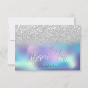 Stilfull Bokeh Holografisk  Tack Kort