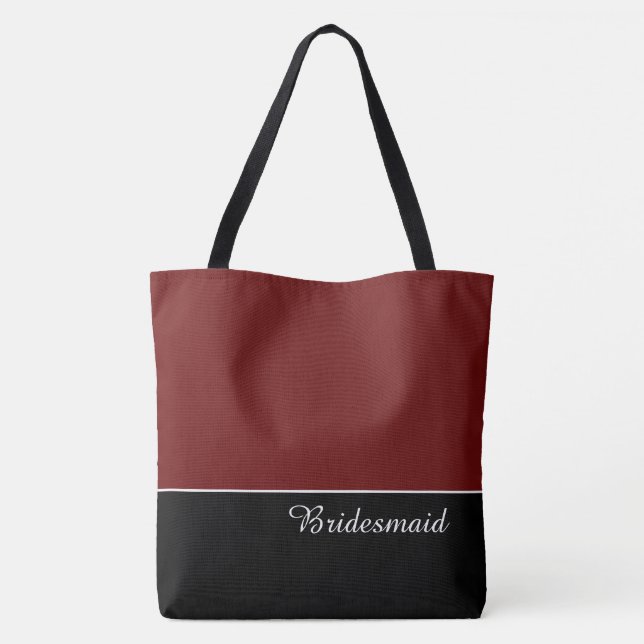 Stilfull Brudtärna Totebag Tygkasse (Baksida)