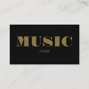 Stilfull Butik för Musikinstrument Visitkort