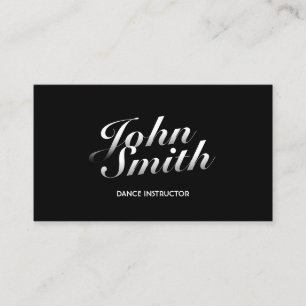 Stilfull Calligraphic dansvisitkort Visitkort