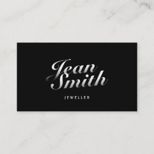 Stilfull Calligraphic smyckenvisitkort Visitkort