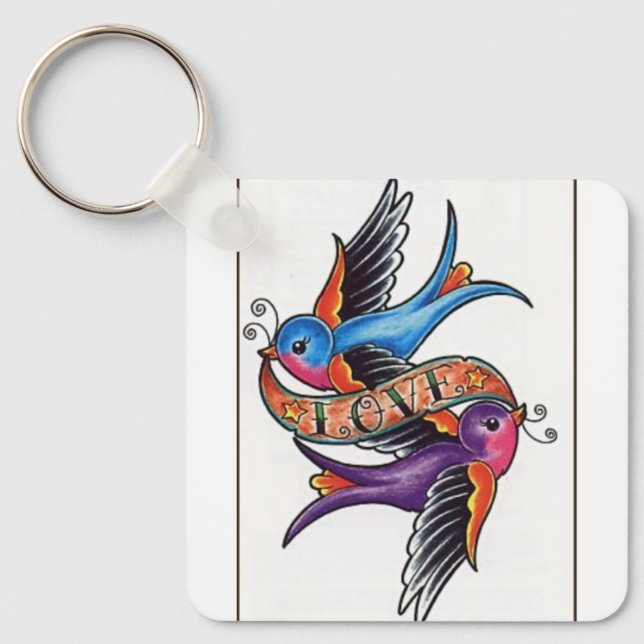 Stilfull charm: Designernyckelringskollektion" Nyckelring (Framsida)