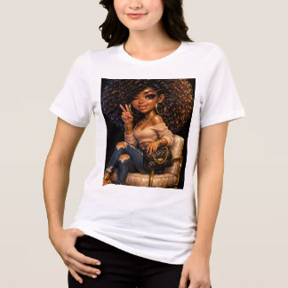 Stilfull Chibi-T-Shirt för Tjejer T Shirt