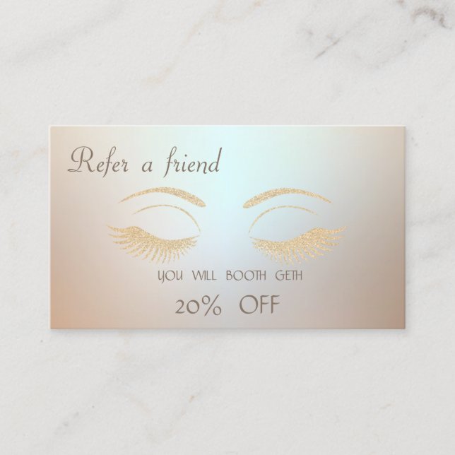 Stilfull Chic,Stilfull,Glitter Lashes  Rekommendat Rabattkort (Framsida)
