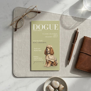 Stilfull Cocker Spaniel Sage Dogue Visitenkort Visitkort
