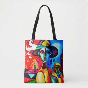 Stilfull Cubism Dam Totebag Tygkasse