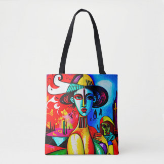 Stilfull Cubism Dam Totebag Tygkasse