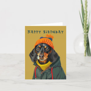 Stilfull dachshund kort