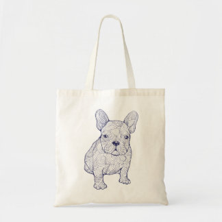 Stilfull design med den kalla hunden tygkasse