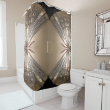 Stilfull dramatisk duschgardin