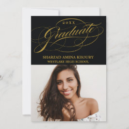 STILFULL ELEGANT SKRIFT 2 EXAMENSFIRANDE FESTINBJU INBJUDNINGAR