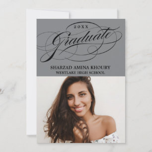 STILFULL ELEGANT SKRIFT 2 EXAMENSFIRANDE FESTINBJU INBJUDNINGAR