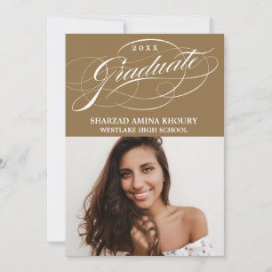 STILFULL ELEGANT SKRIFT 2 EXAMENSFIRANDE FESTINBJU INBJUDNINGAR