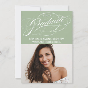 STILFULL ELEGANT SKRIFT 2 EXAMENSFIRANDE FESTINBJU INBJUDNINGAR