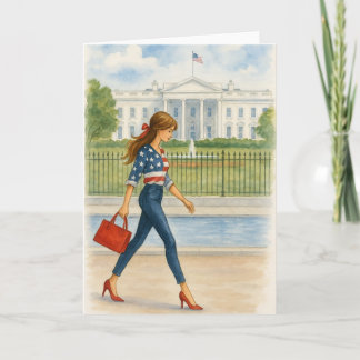 Stilfull flicka i Washington, DC Kort