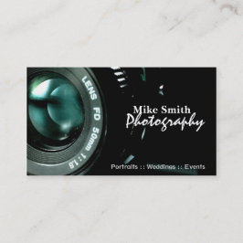 Stilfull fotografidubbla sid visitkortar visitkort