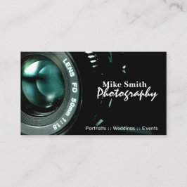 Stilfull fotografidubbla sid visitkortar visitkort