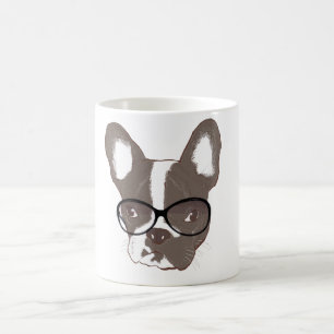 Stilfull fransk bulldogg kaffemugg
