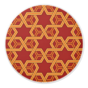 Stilfull geometrisk prydnad knopp