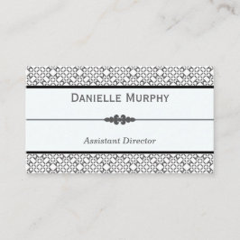 Stilfull geometrisk tidsbeställning för grå färg kort