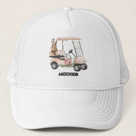 Stilfull golfkärra & klubbor Monogram Trucker Ha Keps