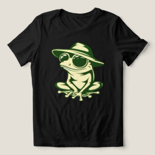 Stilfull Groda Dam Minimalistisk Natur T‑Shirt T Shirt