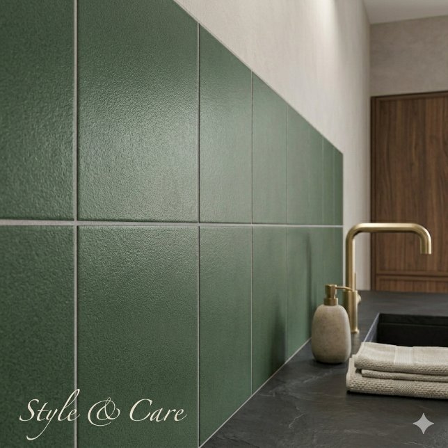 Stilfull grön texturerad keramisk väggplatta kakelplatta (Stylish Green Texture Ceramic Tile for Walls)