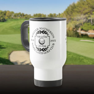 Stilfull Hole in One Klassisk Personlig Golf Resemugg