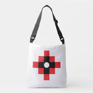 Stilfull Inka-kors Geometrisk Design Axelväska