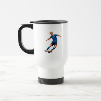 Stilfull kaffekopp för fotbollsentusiaster