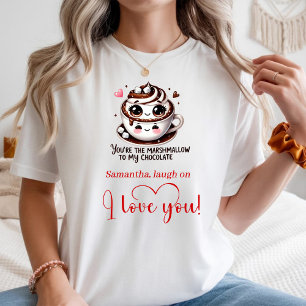 Stilfull kärlekspresent rolig mat för kvinnor T-sh T Shirt