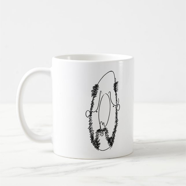 Stilfull kille kaffemugg (Vänster)