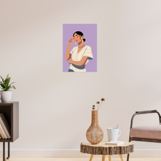 Stilfull kvinna poster