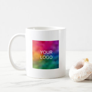 Stilfull Ladda Upp Din Logotyp Här Kampanjvarumärk Kaffemugg