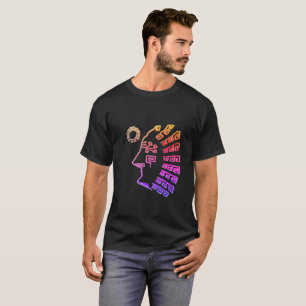 Stilfull Machu Picchu-ritning T Shirt