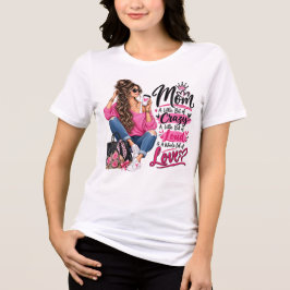 Stilfull mamma lite galen hel kärlek T t-shirt