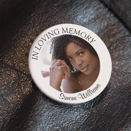 Stilfull minimal In Loving Memory Foto Knapp