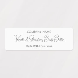 Stilfull Modern Typografi Skript Skönhetsprodukt Klistermärke