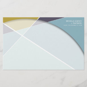 Stilfull modkonst för korsmönstrat geometriskt brevpapper