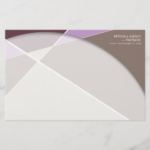 Stilfull modkonst för korsmönstrat geometriskt brevpapper