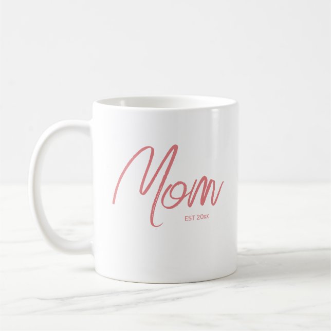 Stilfull mor etablerat år kaffemugg (Vänster)