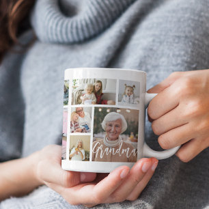 Stilfull Mormor 15 Fotokollage Kaffemugg