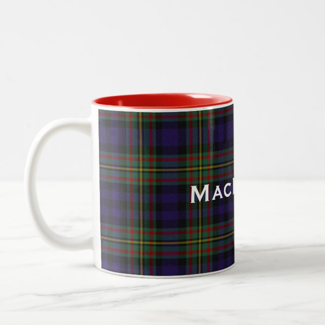 Stilfull mugg för pläd för klanMacLellan Tartan (Vänster)