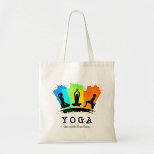 Stilfull och färgrik Pilates YOGA övar Tygkasse