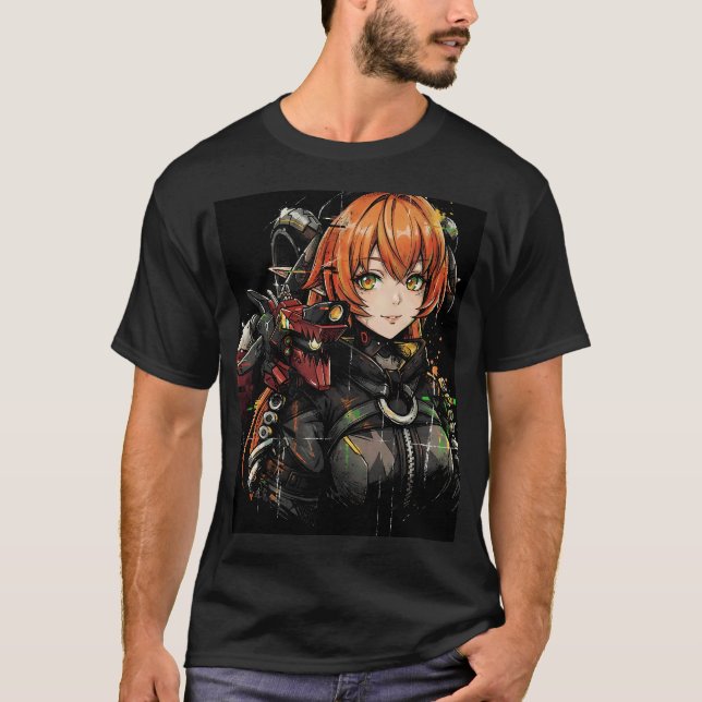 Stilfull Orphie & Magus Zenless Zone Zero T Shirt (Framsida)