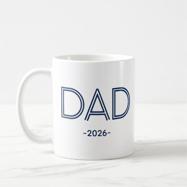 Stilfull pappa med anpassad års kopp (Vänster)