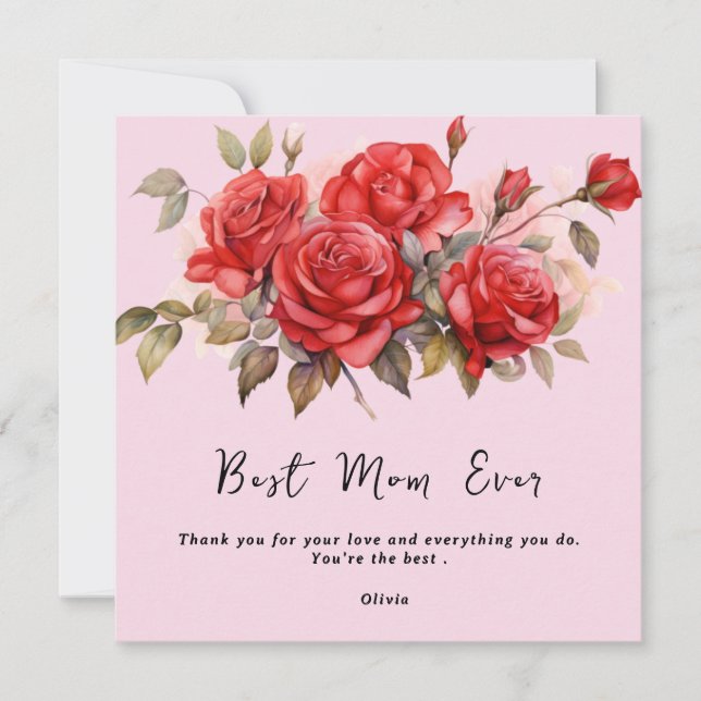 Stilfull present till mamma | Perfekt till mors da Julkort (Framsida)