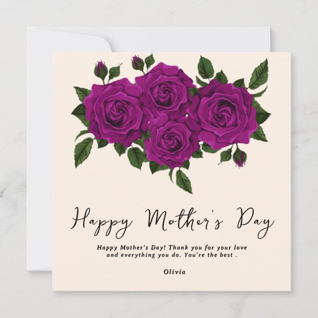 Stilfull present till mamma | Perfekt till mors da Julkort (Framsida)