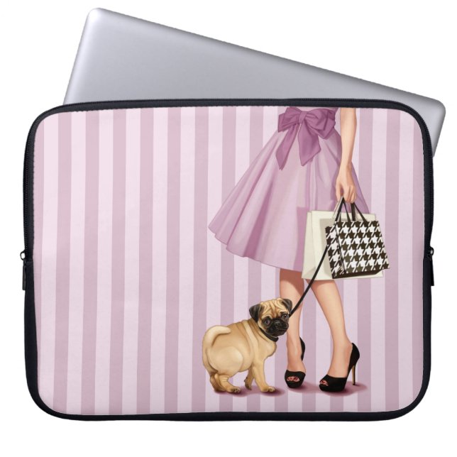 Stilfull promenad laptop sleeve (Framsidan)